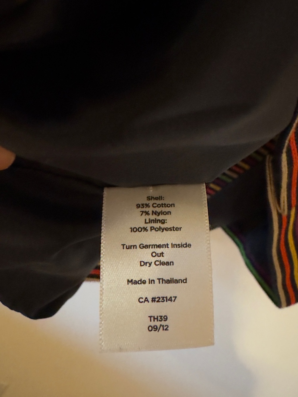 Talbots Striped Multicolor Button-Front Jacket - Picture 8 of 8